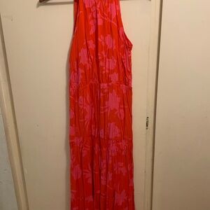 Vibrant Floral Maxi Dress